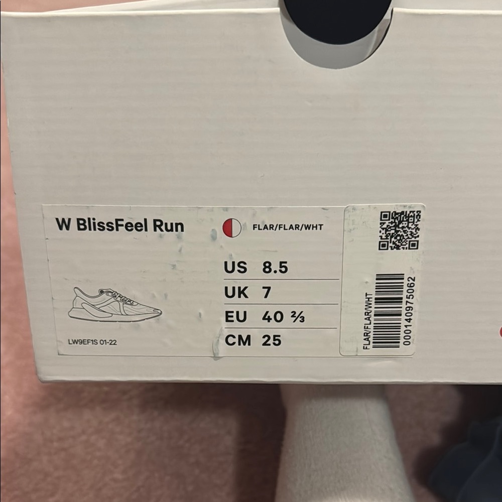 lululemon athletica BlissFeel Run Shoes - White and Red